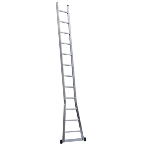 Anlegeleiter Industrieausführung unten konisch ausgestellt 1-teilig, 41 cm breit