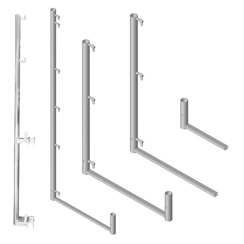 Geländerhalter für Fassadengerüste