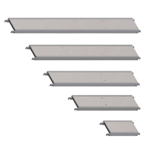 Plattformen 30 cm breit Aluriffelblech für Fassadengerüste