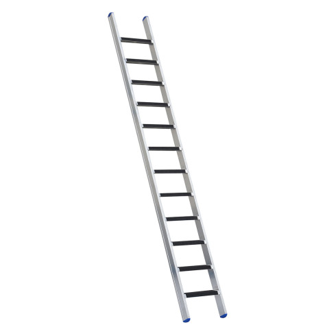Stufenanlegeleiter 41 cm breit mit Antirutschbelag ohne Traverse