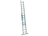 Mehrzweckleiter Handwerker STANDARD 2-teilig, 41/47 cm breit, verpresst