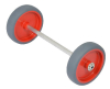 Seilzugleiter PREMIUM 2-teilig, 41/47 cm breit, unten konisch ausgestellt