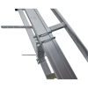 Stufenanlegeleiter 60 cm breit mit Handlauf ohne Traverse