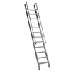 Stufenanlegeleiter 60 cm breit mit Handlauf ohne Traverse