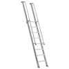 Stufenanlegeleiter 60 cm breit mit Handlauf und Überstieg