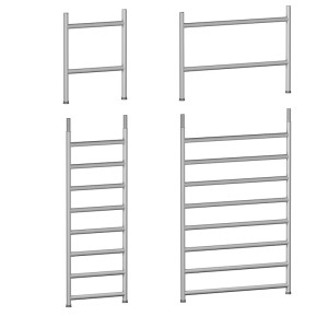 Geländerrahmen und Gerüstleitern Fahrgerüste Industrieausführung