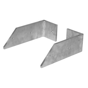 Treppe mit einseitigem Handlauf und Alu Lochblech-Stufen