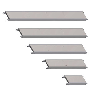 Plattformen 30 cm breit Aluriffelblech für Fassadengerüste