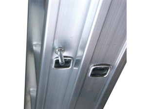 Schiebeleiter Handwerkerausführung 2-teilig, 35/41 cm breit  