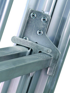 Schiebeleiter Industrieausführung 2-teilig, 41/47 cm breit