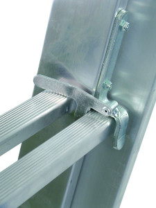 Mehrzweckleiter Handwerker STANDARD 3-teilig, 35/41/47 cm breit mit Aussteifungsstreben an den Leiternteilen