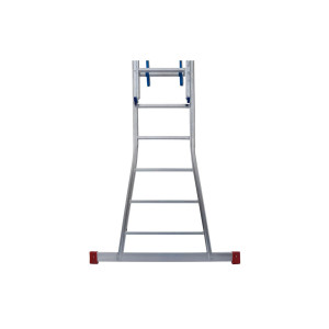 Mehrzweckleiter Industrieausführung 3-teilig, 41/47/53 cm breit, konisch ausgestellt