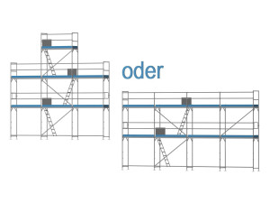 Giebelgerüst mini - 3,0 m Felder