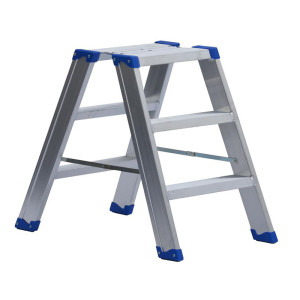 Leiterntritt 420 mm breit mit Stahlgelenken