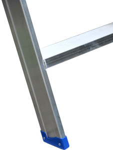 Leiterntritt 420 mm breit mit Stahlgelenken