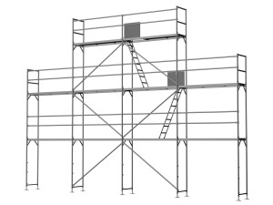 Giebelgerüst klein B - 2,5 m Felder