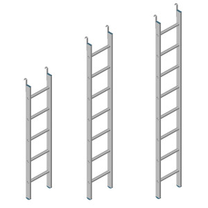 Innenleitern für Fassadengerüste