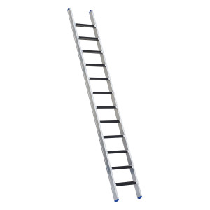 Stufenanlegeleiter 41 cm breit mit Antirutschbelag ohne Traverse